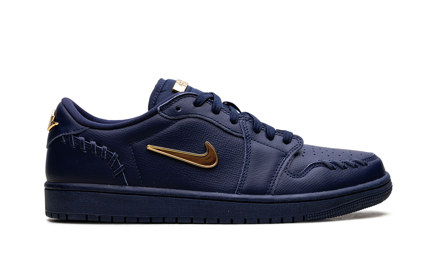 Jordan 1 Low WMNS "Method of Make Midnight Navy Metallic Gold" FN5032 400