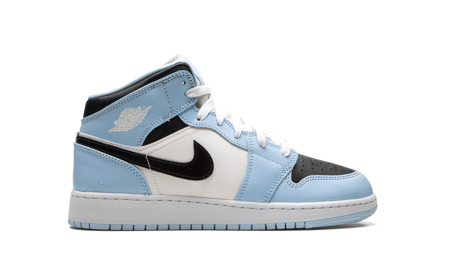 Air Jordan 1 Mid GS "Ice Blue" 555112 401