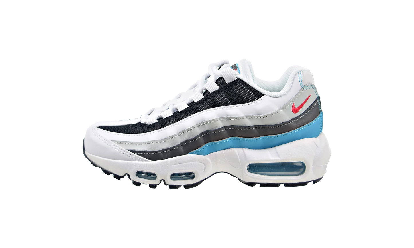 Air Max 95 Recraft GS "White-Chlorine Blue-Black" cj3906 102
