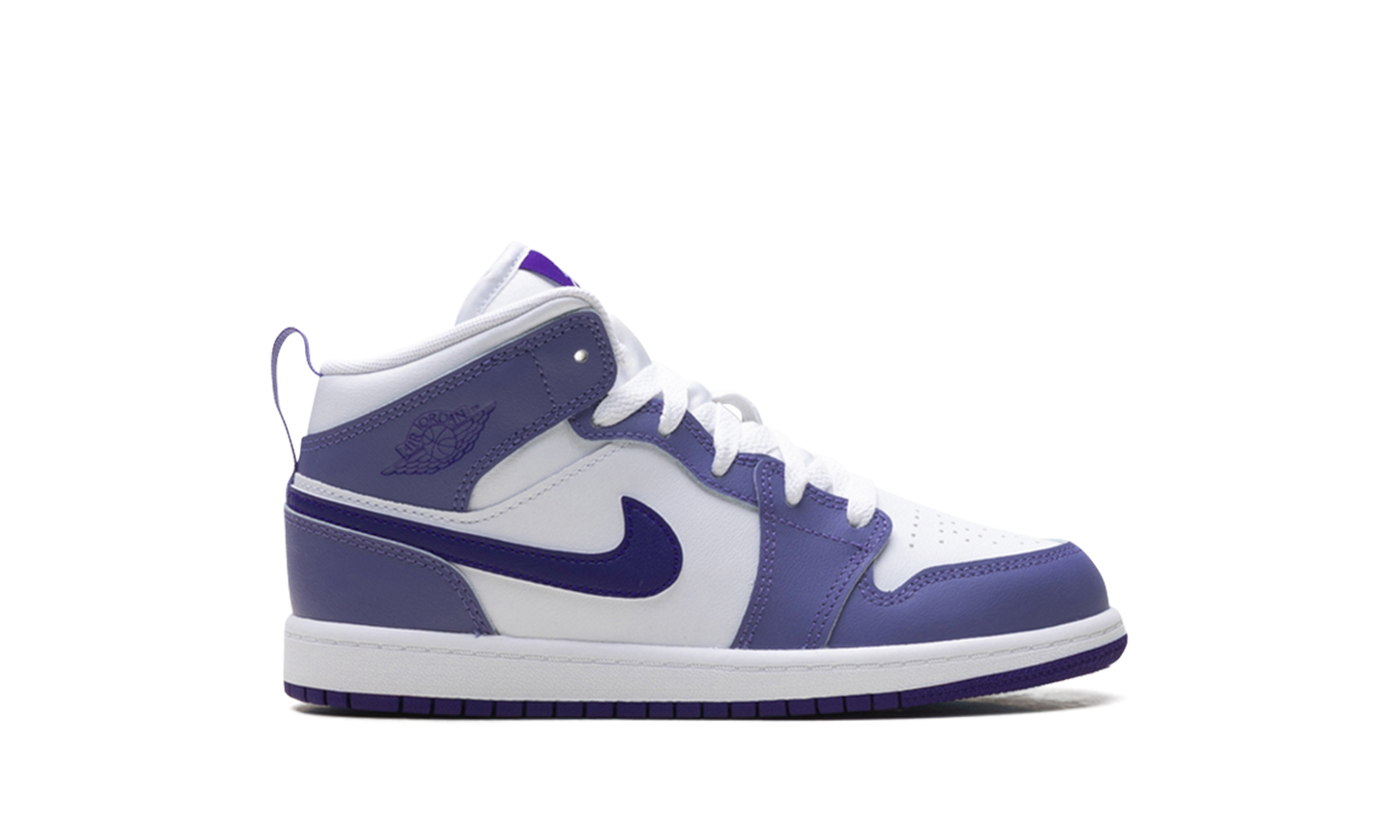 Jordan 1 Mid PS "Dusty Amethyst White Court Purple" DQ8424 500