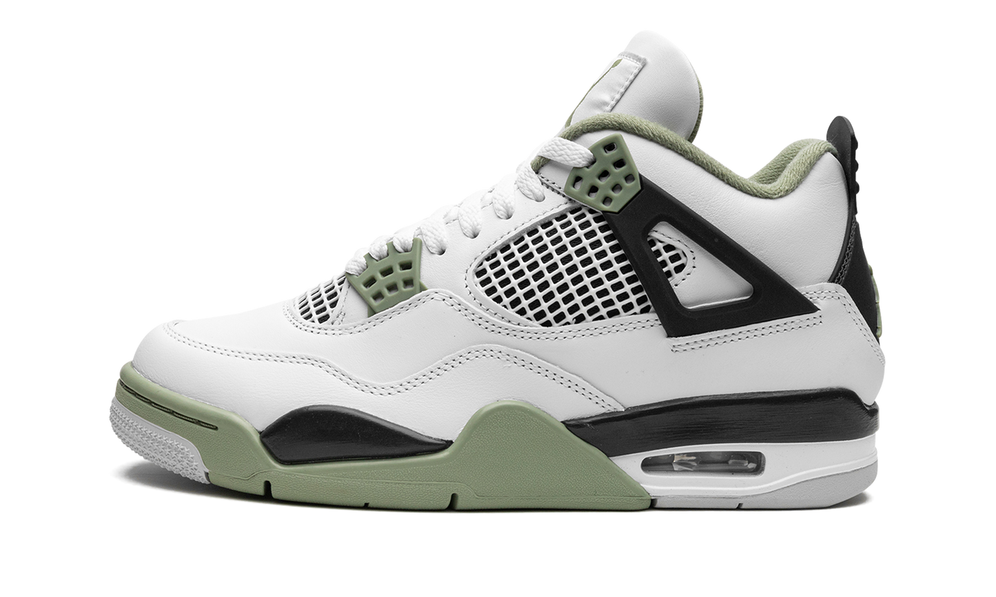 Air Jordan 4 Retro WMNS "Seafoam Oil Green" AQ9129 103