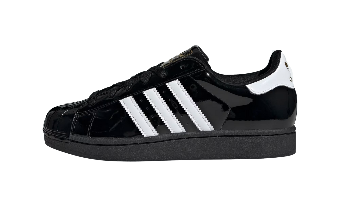 Superstar II WMNS "Core Black Cloud White Gold Metallic" JS4009