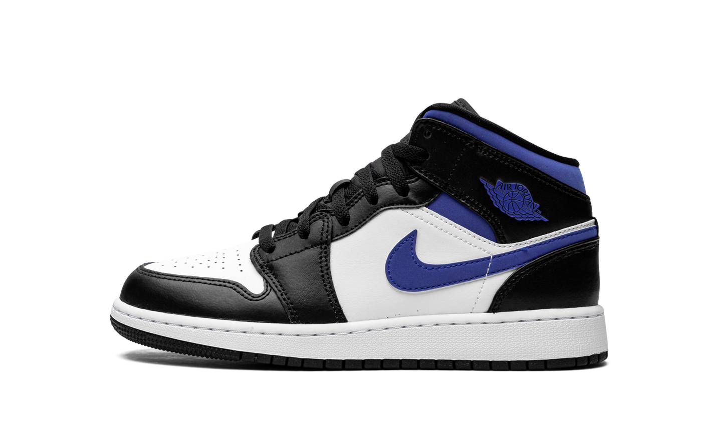 Air Jordan 1 Mid GS "Racer Blue / Black / White" 554725 140