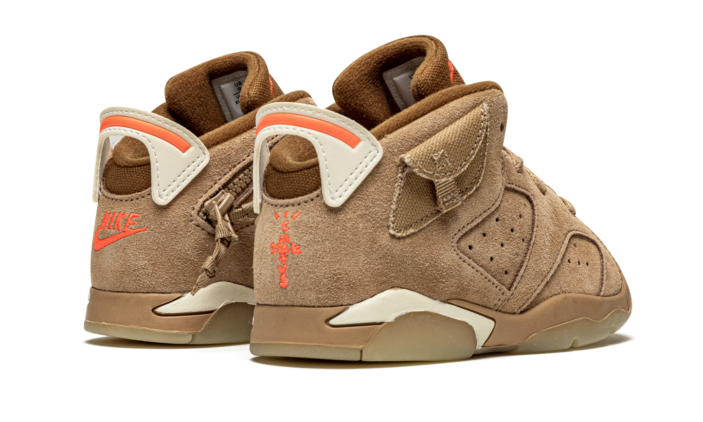 Air Jordan 6 Retro TD "Travis Scott - British Khaki" DH0692 200