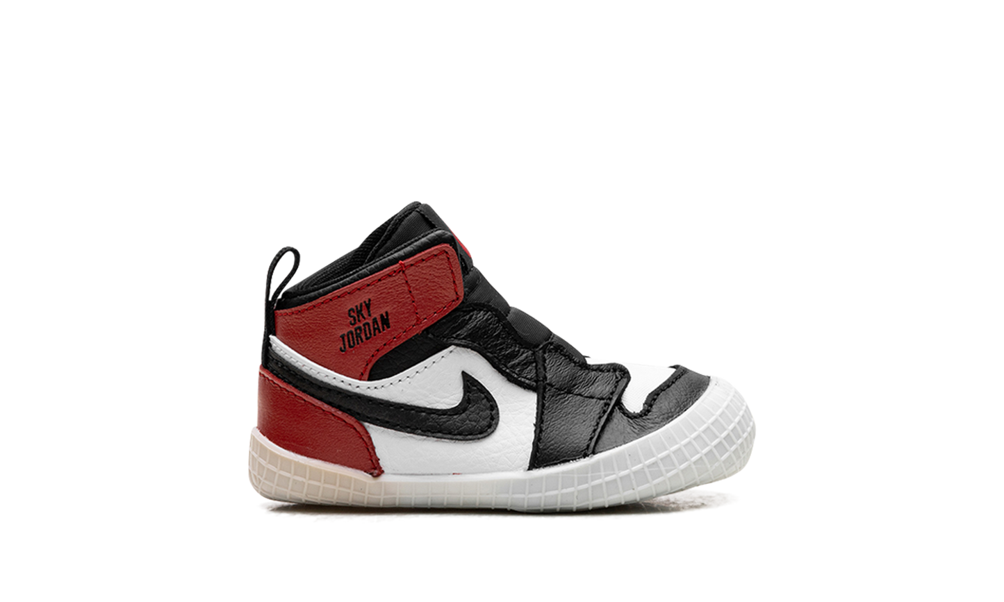 Air Jordan 1 Crib Bootie "Black Toe Reimagined" HJ9289 061
