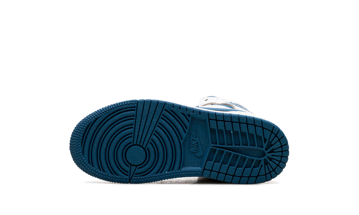 Air Jordan 1 Mid SE PS "INDUSTRIAL BLUE" FN7493 141