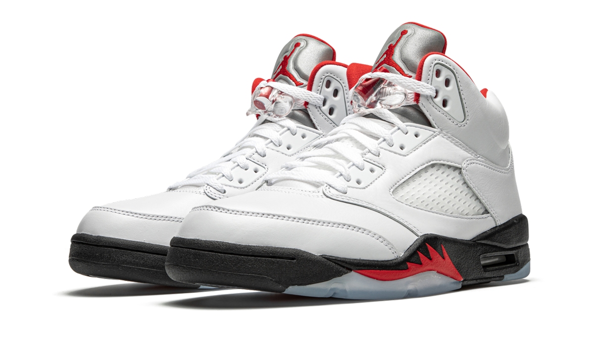 Air Jordan 5 Retro "Fire Red Silver Tongue 2020" DA1911 102