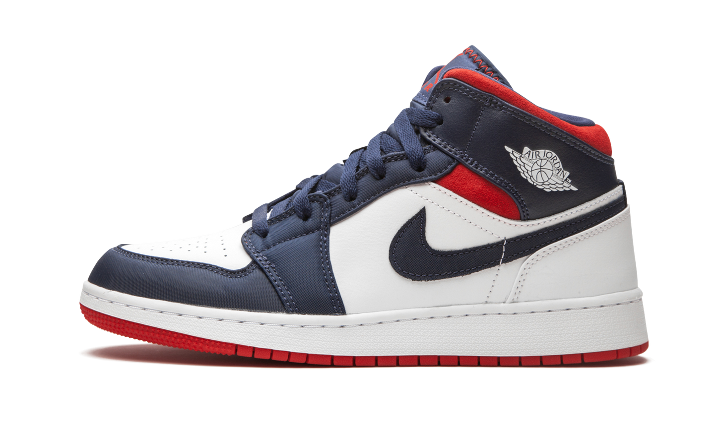 Air Jordan 1 Mid SE GS "USA" BQ6931 104