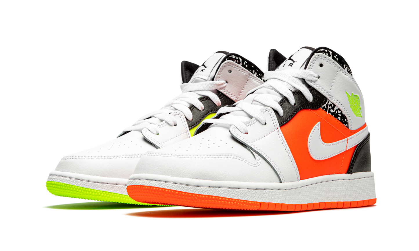 Air Jordan 1 Mid GS "Notebook" 554725 870