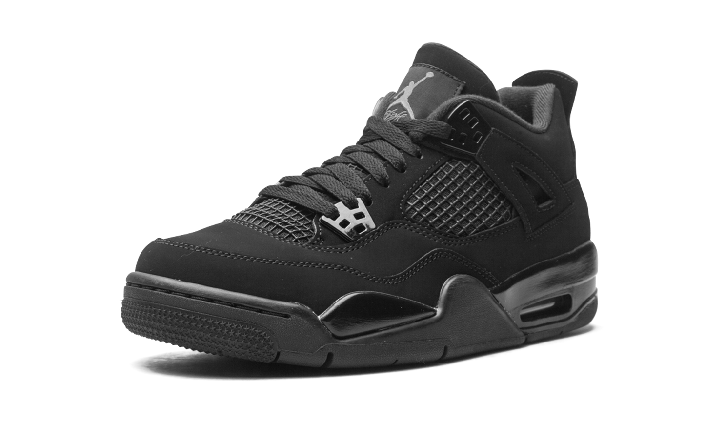 Air Jordan 4 Retro GS "Black Cat" 408452 010