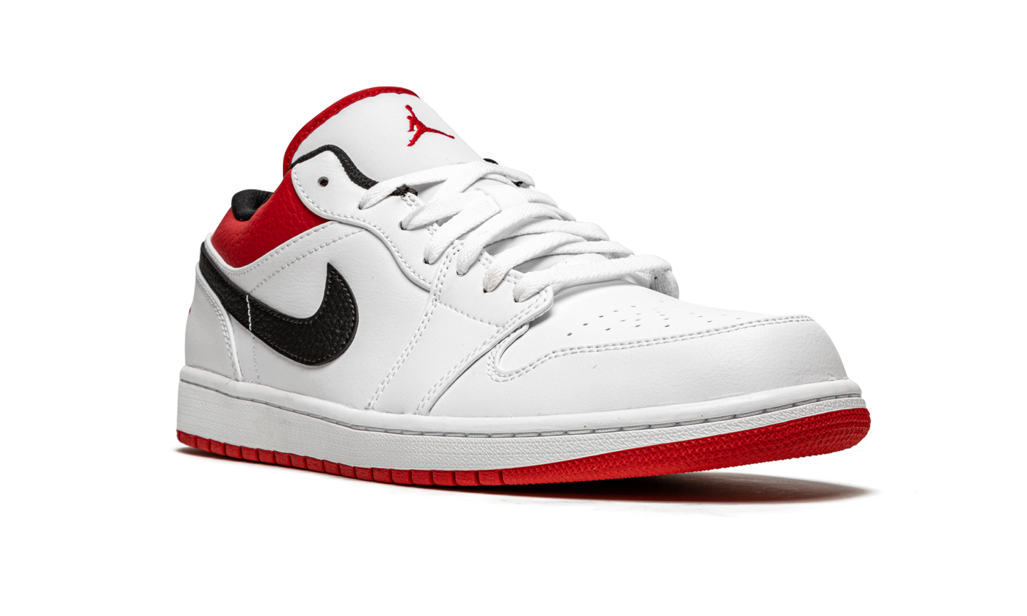 Air Jordan 1 Low "White University Red" 553558 118