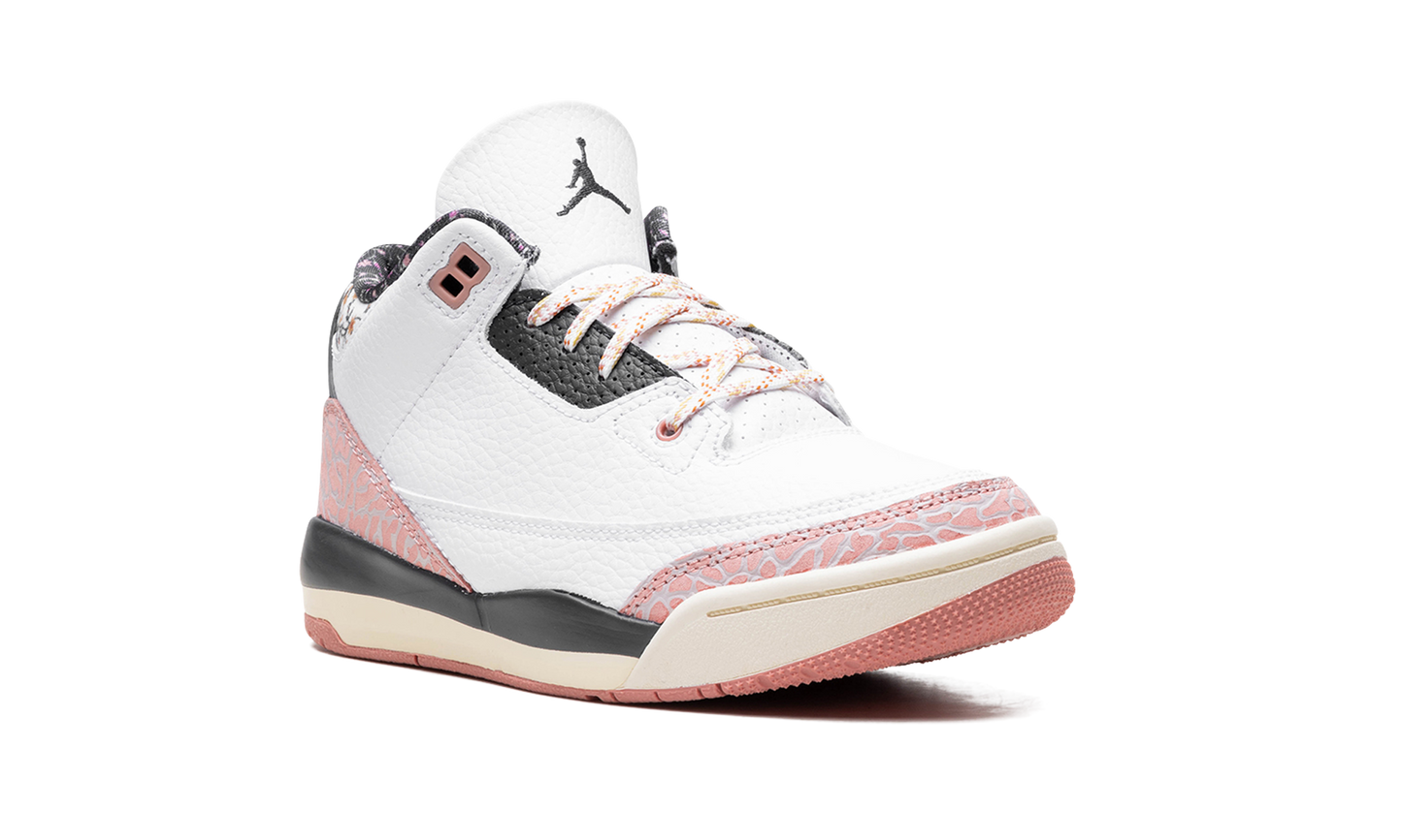 Air Jordan 3 PS "White/Red Stardust" FQ9174 100