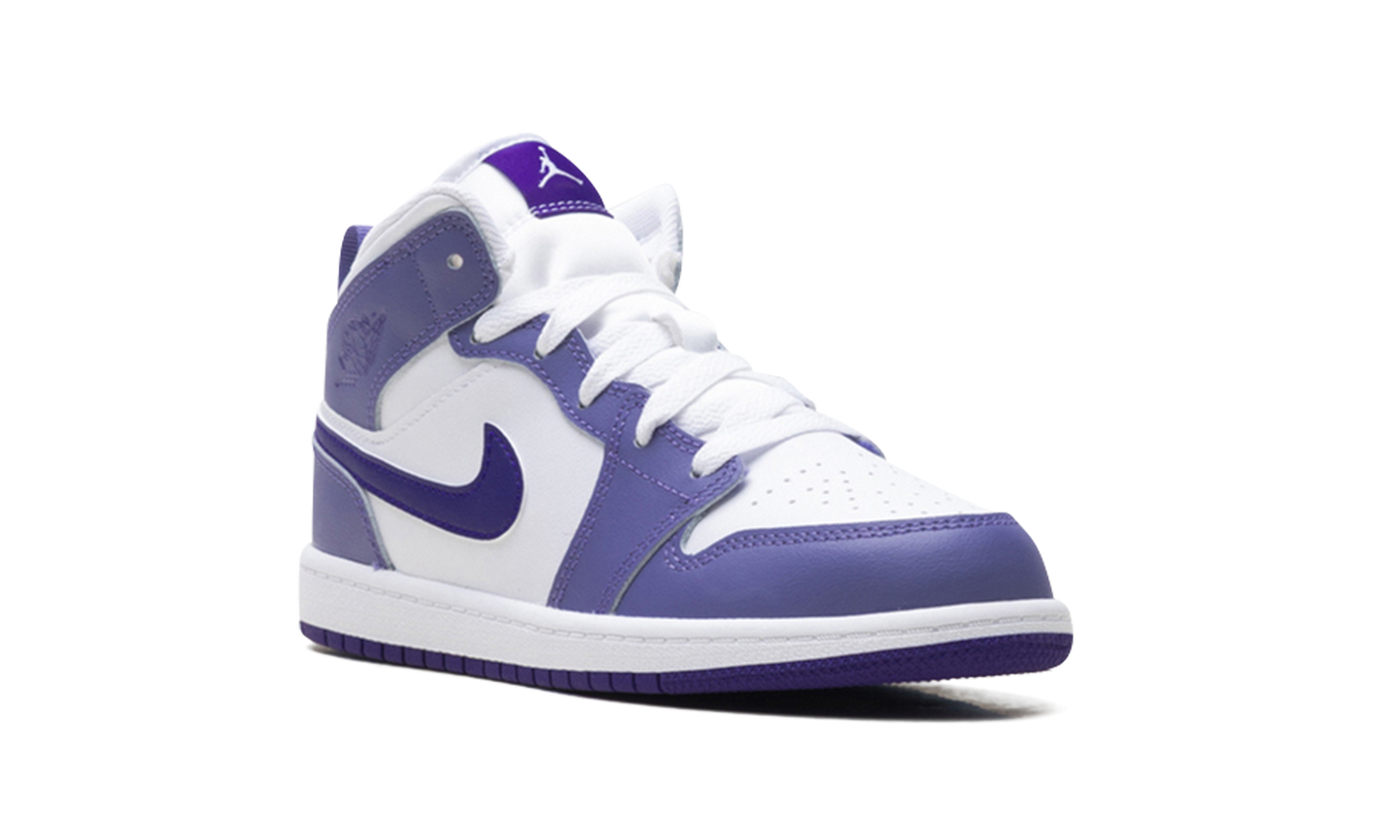 Jordan 1 Mid PS "Dusty Amethyst White Court Purple" DQ8424 500