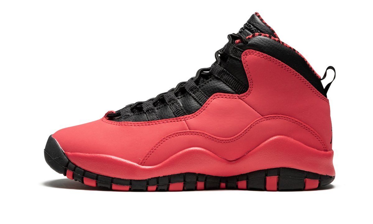 Air Jordan 10 Retro GS "Fusion Red" 487211 605