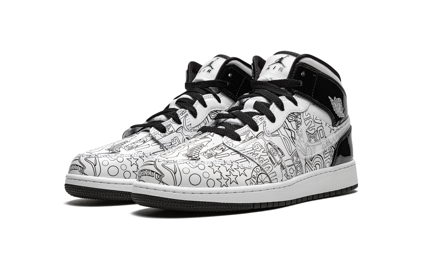 Air Jordan 1 MID SE GS "DIY" DC4099 100