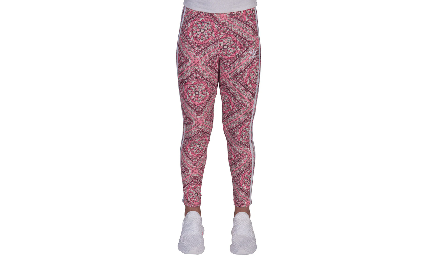 Graphic All Over Print Leggings "Multicolor / White" CE1121