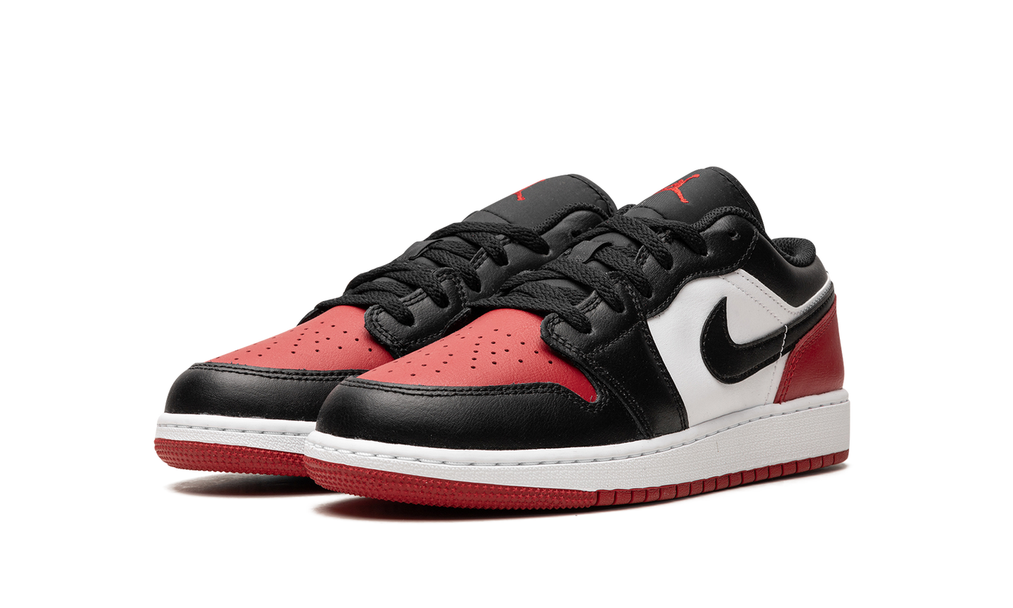 AIR JORDAN 1 LOW GS "BRED TOE" 553560 161