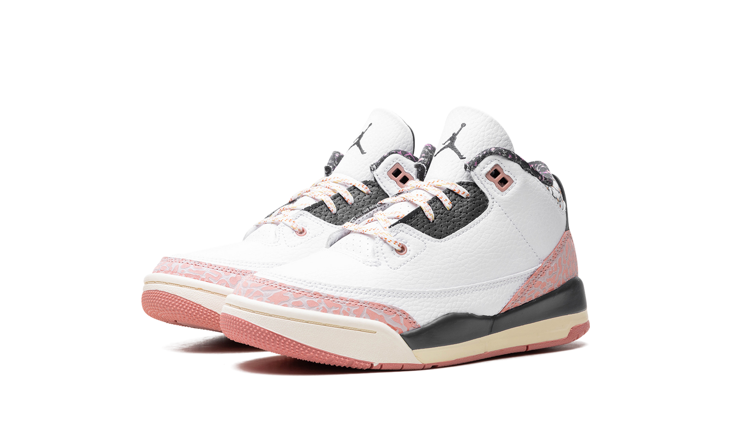 Air Jordan 3 PS "White/Red Stardust" FQ9174 100