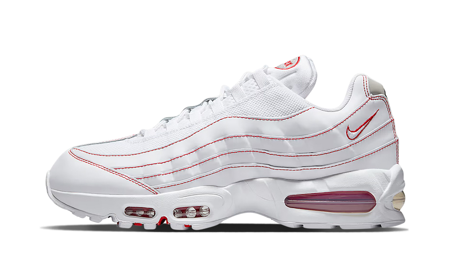 Air Max 95 OG "Big Bubble White University Red" IB7936 100