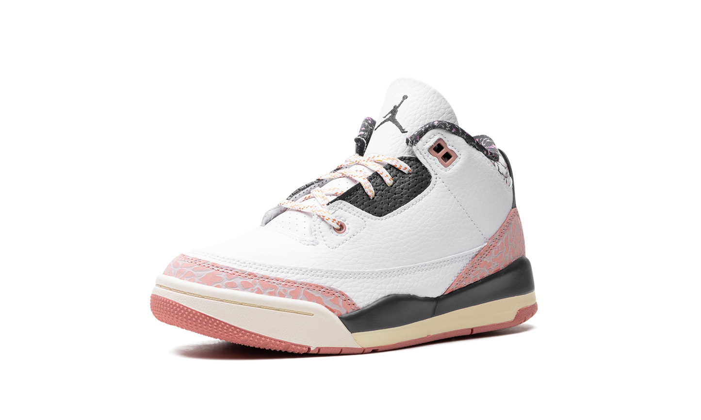 Air Jordan 3 PS "White/Red Stardust" FQ9174 100