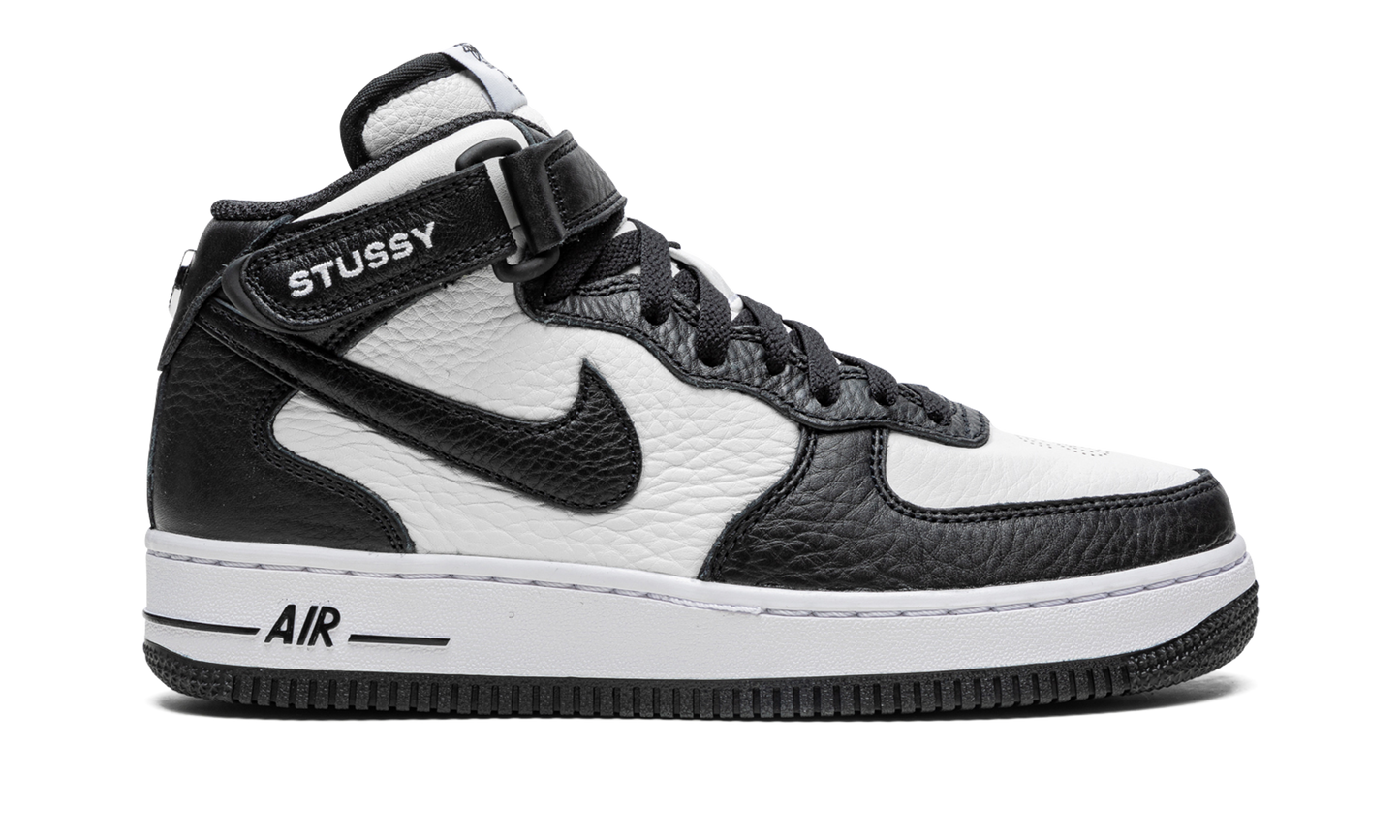 Air Force 1 Mid "Stussy - Light Bone Black" DJ7840 002