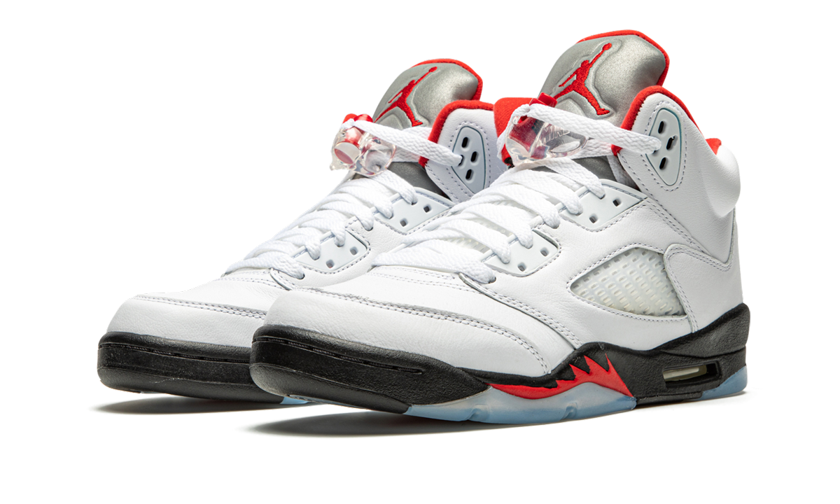 Air Jordan 5 Retro GS "Fire Red Silver Tongue" 440888 102