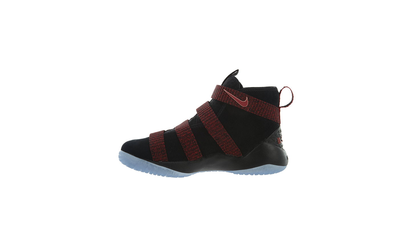 Lebron Soldier Xi Little Kids Style "Black/Black-Team Red" 918368 008