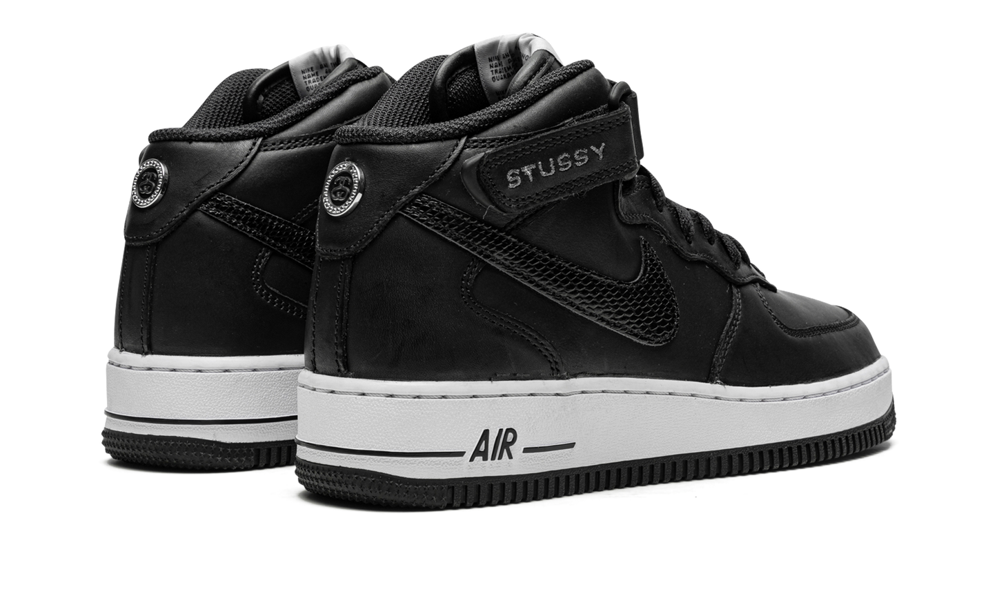 Air Force 1 Mid "Stussy - Black" DJ7840 001