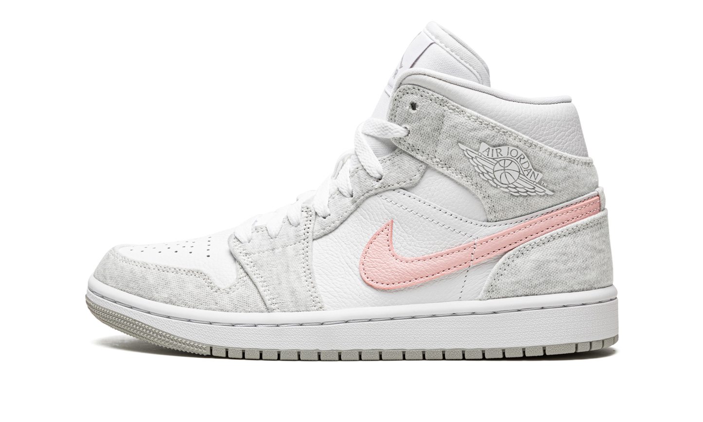 AIR JORDAN 1 MID SE WMNS "Heather Grey / Pink" DN4045 001