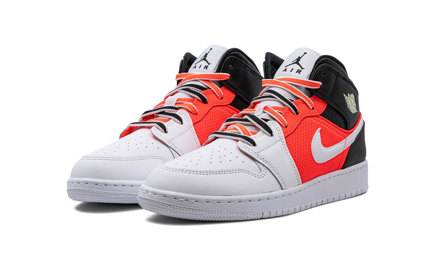 Air Jordan 1 Mid SE GS "White Infrared" FB4417 016
