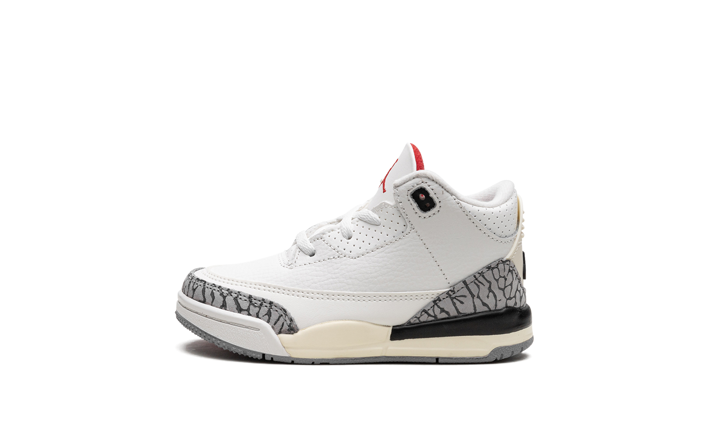 Air Jordan 3 TD "White Cement Reimagined 2023" DM0968 100