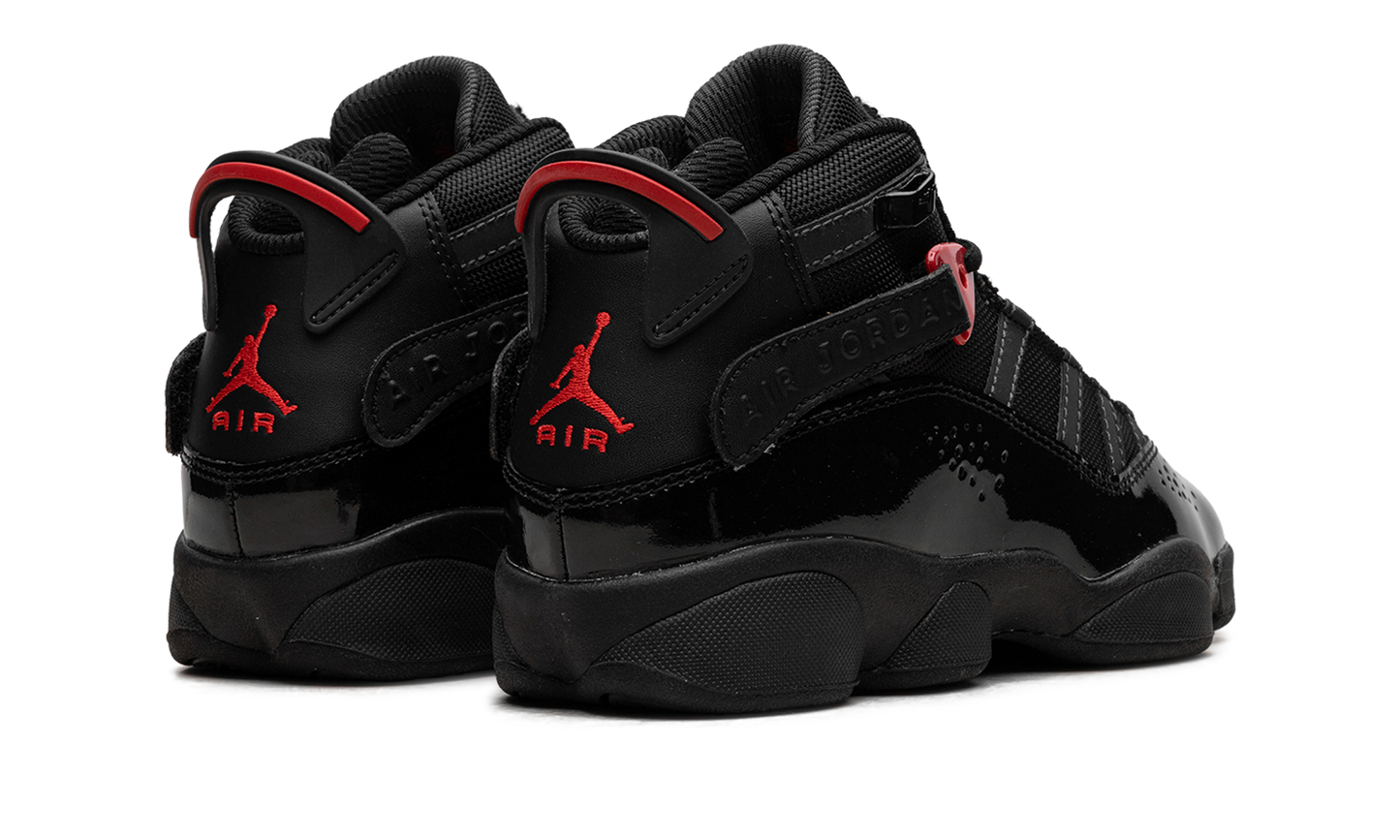 Jordan 6 Rings GS "Black Varsity Red" 323419 026