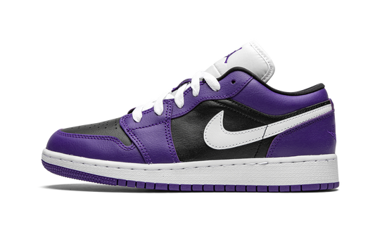 Air Jordan 1 Low GS "Black / Court Purple" 553560 501
