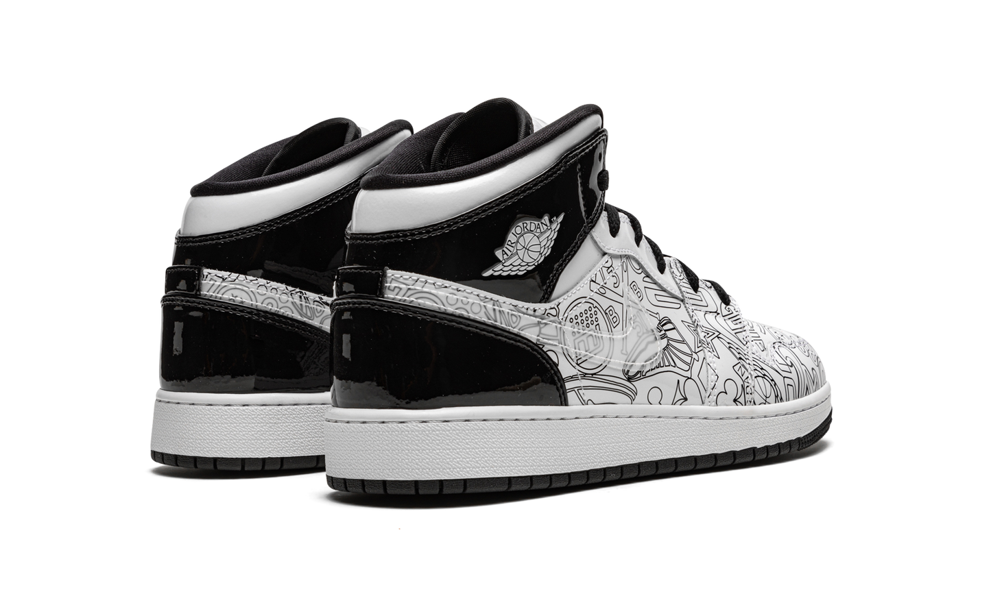 Air Jordan 1 MID SE GS "DIY" DC4099 100