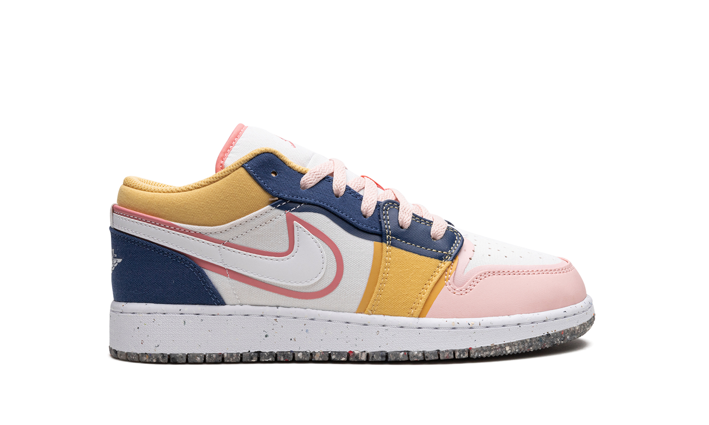 Air Jordan 1 Low SE GS "Multicolor Canvas" DV1323 100