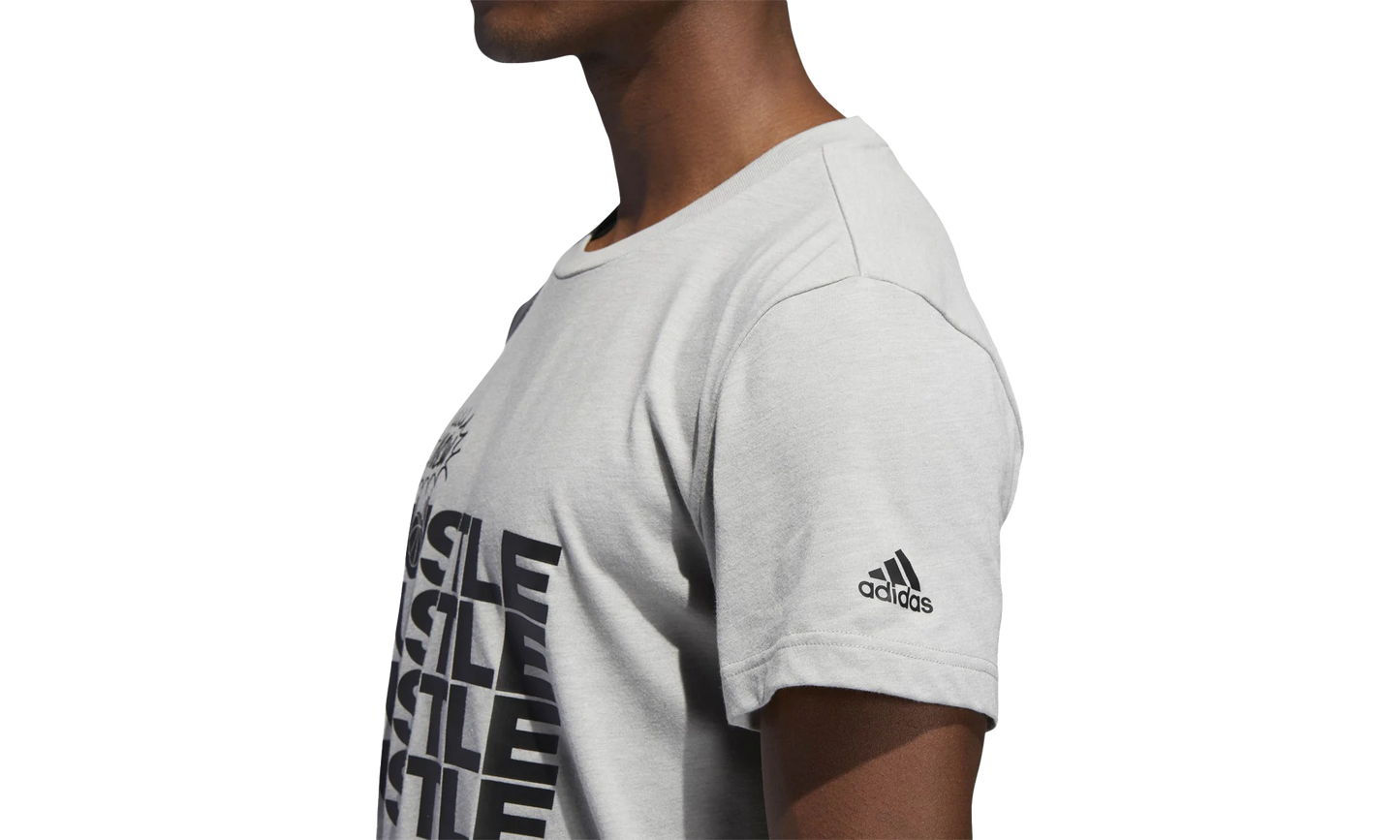 New Hustle Graphic Tee "Grey" DZ8630