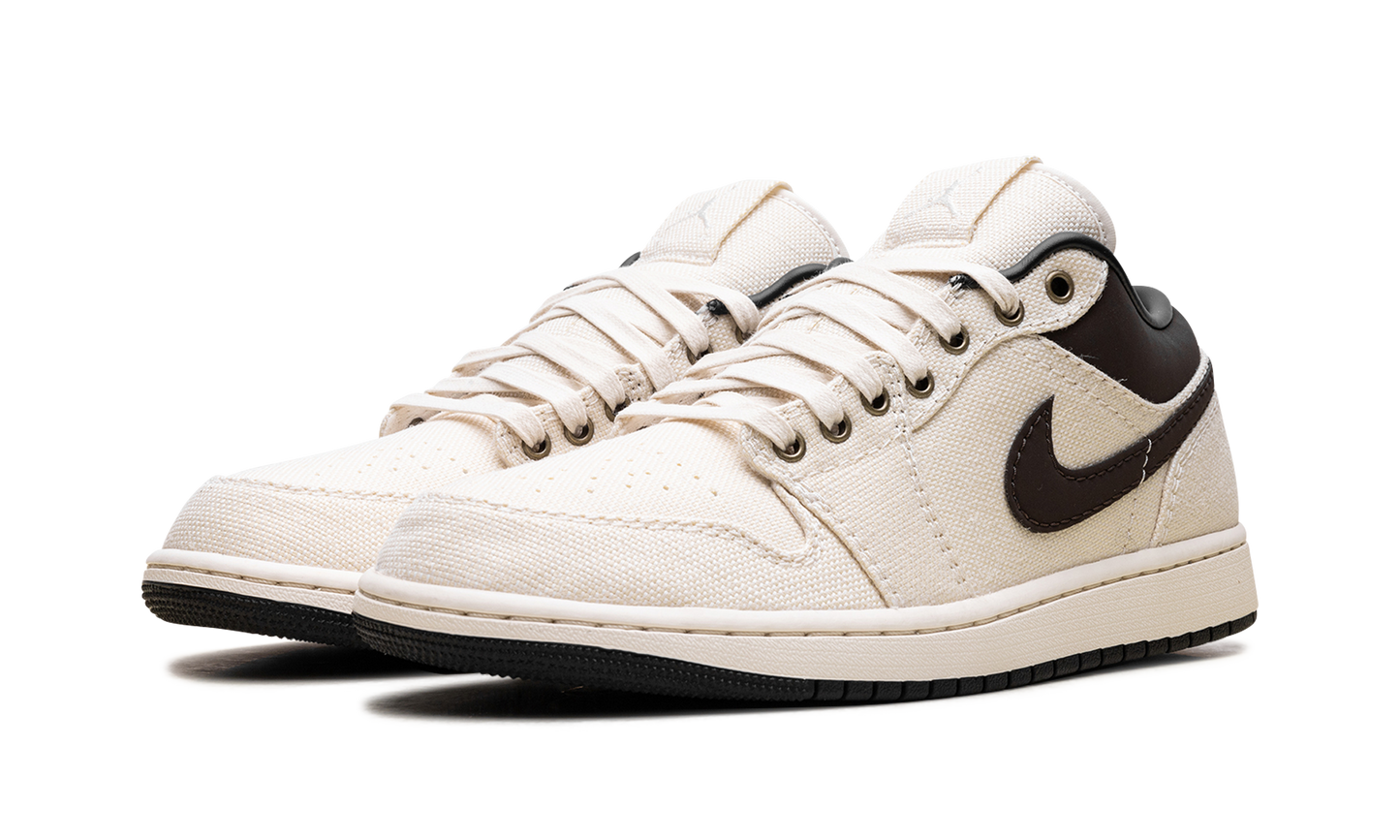 Air Jordan 1 Low Premium "Pale Ivory Baroque Brown" IB8058 110