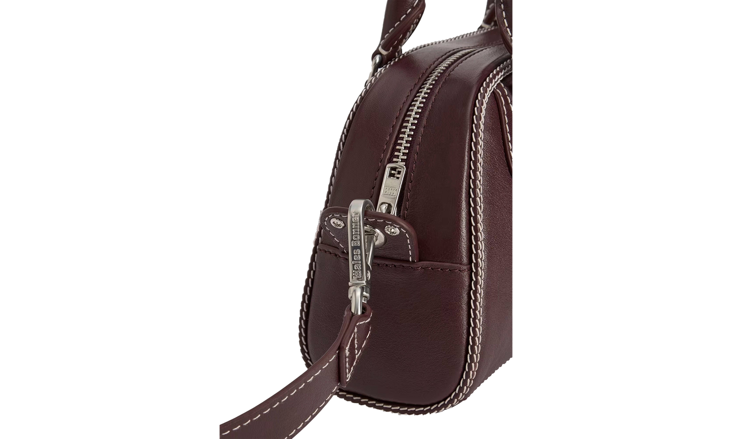 Adidas X Wales Bonner Leather Bowling Bag "Dark brown" JD1167