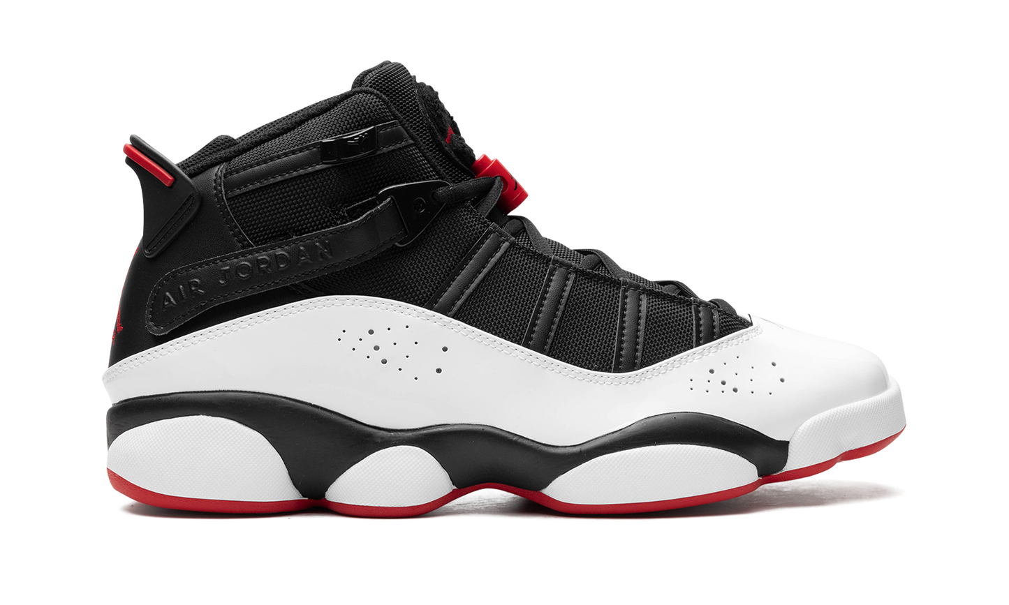 Air Jordan 6 Rings "Wht/Blk/Red" 322992 067