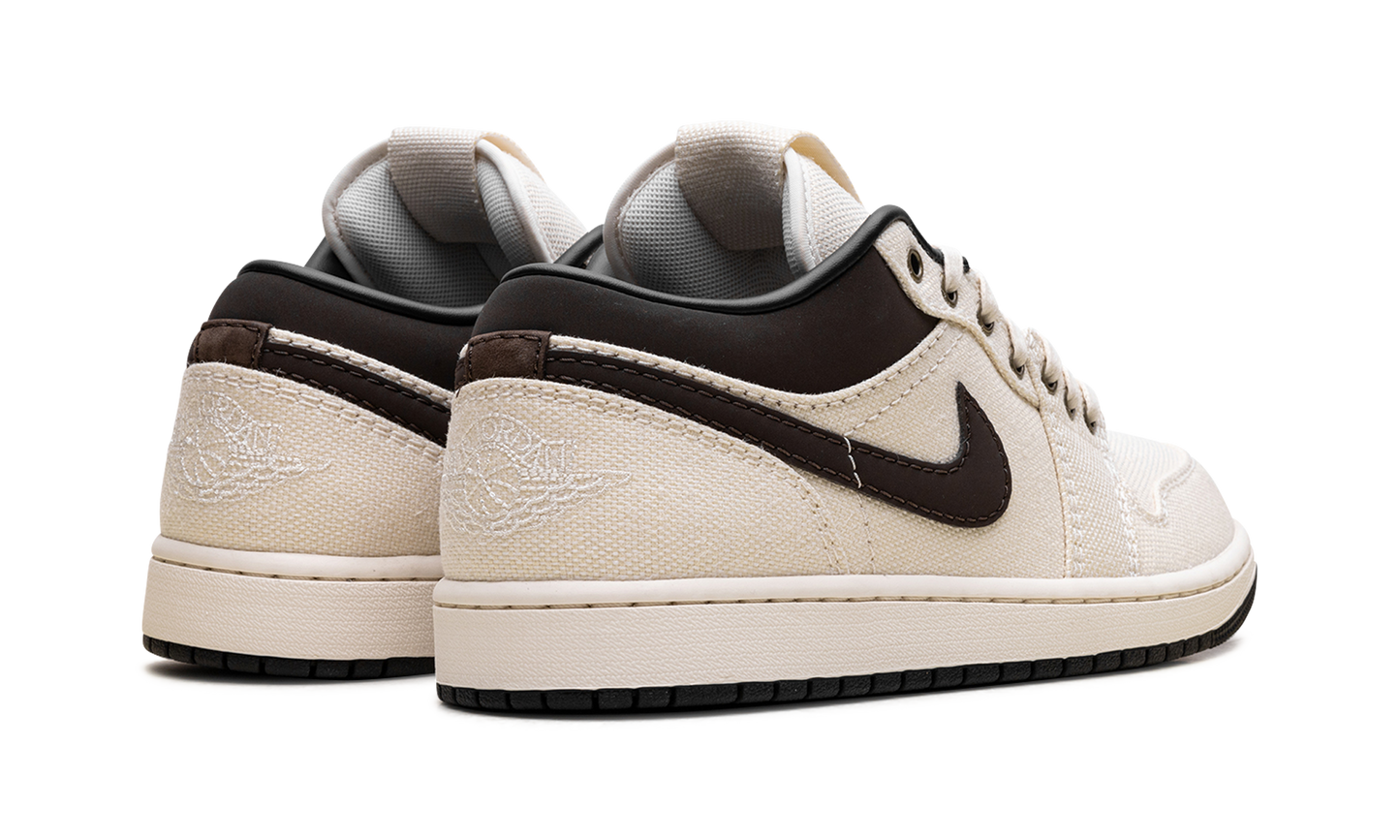 Air Jordan 1 Low Premium "Pale Ivory Baroque Brown" IB8058 110