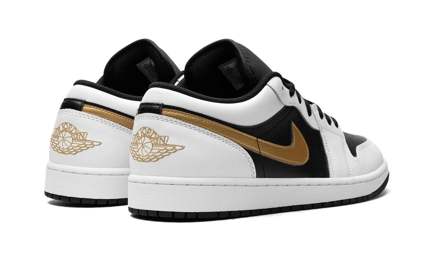 Air Jordan 1 Low "Gold Swoosh" 553558 172