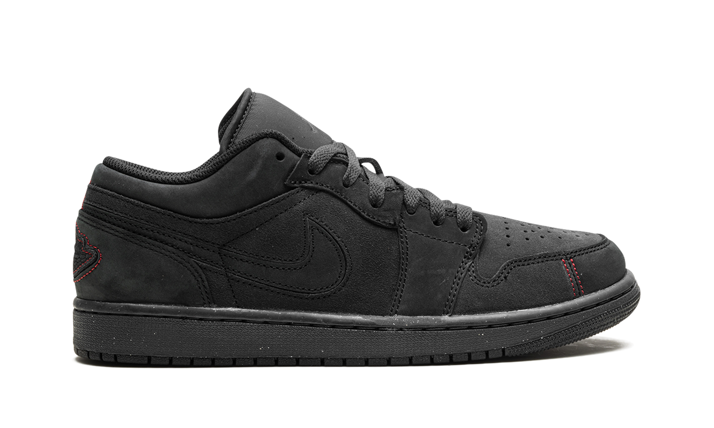 Air Jordan 1 Low SE Craft "Dark Smoke Grey / Varsity Red" FD8635 001
