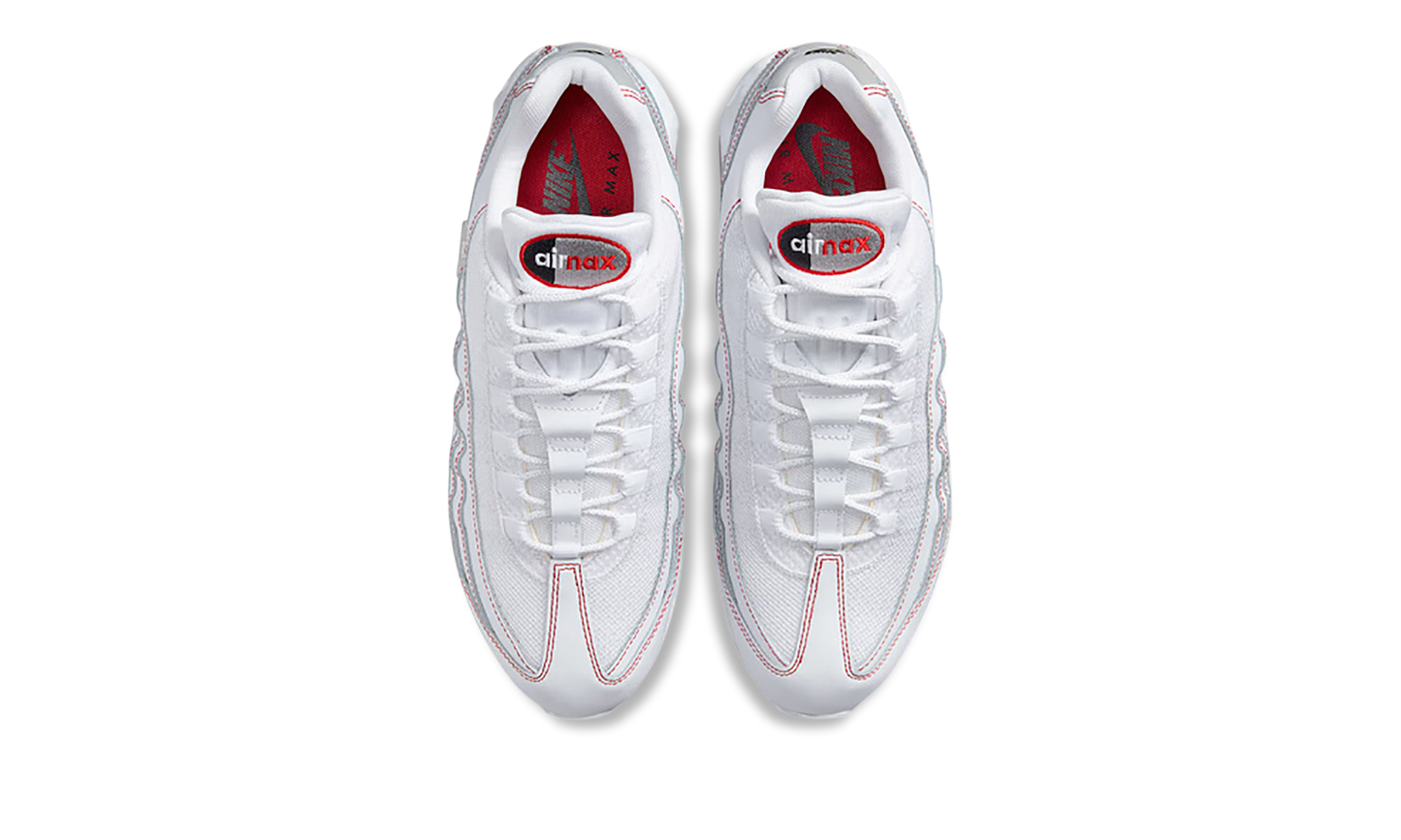 Air Max 95 OG "Big Bubble White University Red" IB7936 100