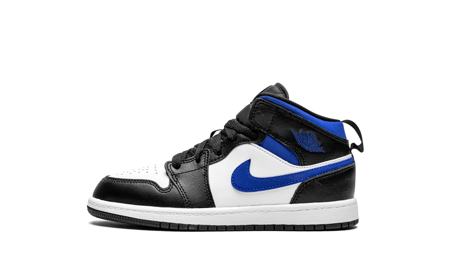 Jordan 1 Mid PS "Black / White/ Racer Blue" 640734 140