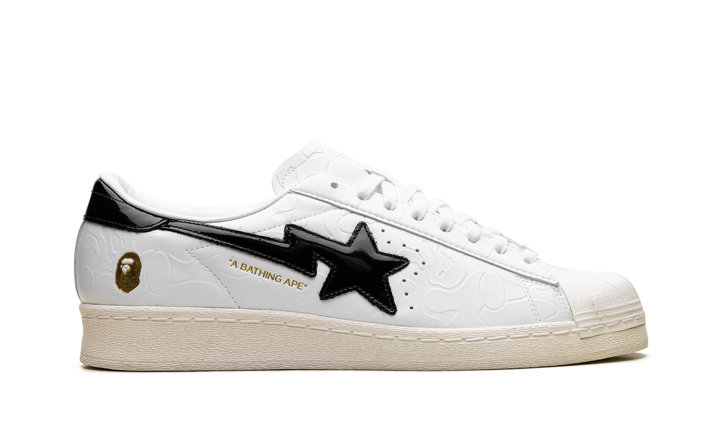 Superstar Vintage "A Bathing Ape - White Black" JR2701