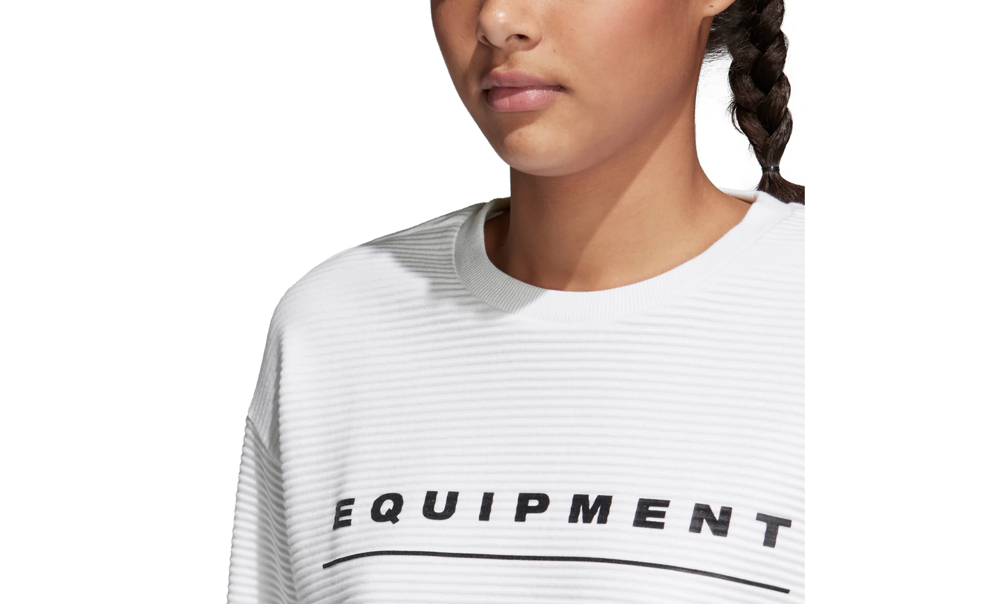 Originals EQT Crew Cropped Sweatshirt "White" CD6878