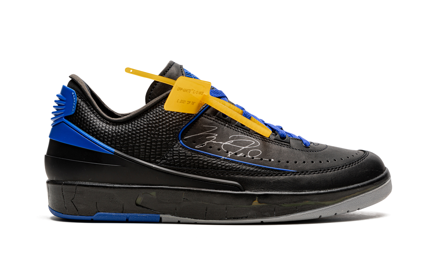 Air Jordan 2 Low OG SP "Off-White - Black/Blue" DJ4375 004