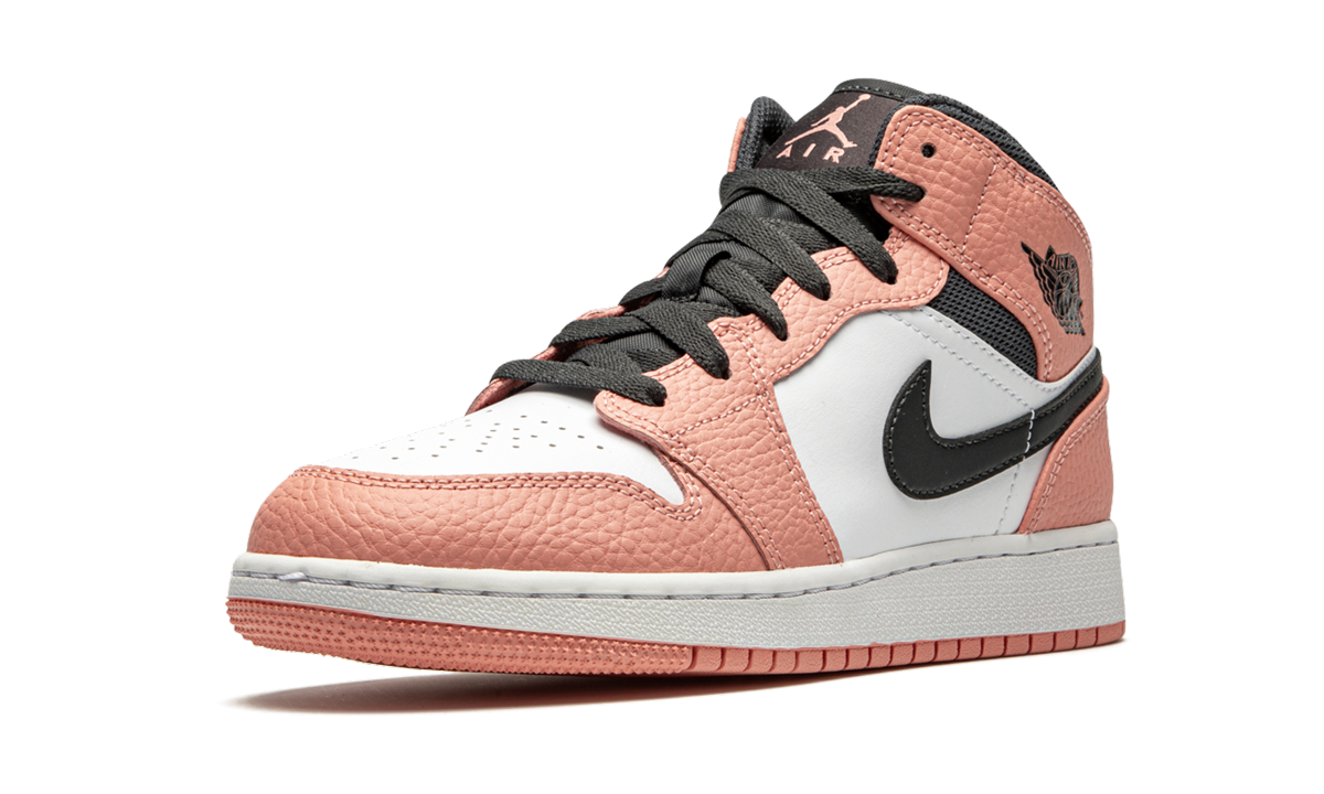 Air Jordan 1 MID GS "Pink Quartz" 555112 603