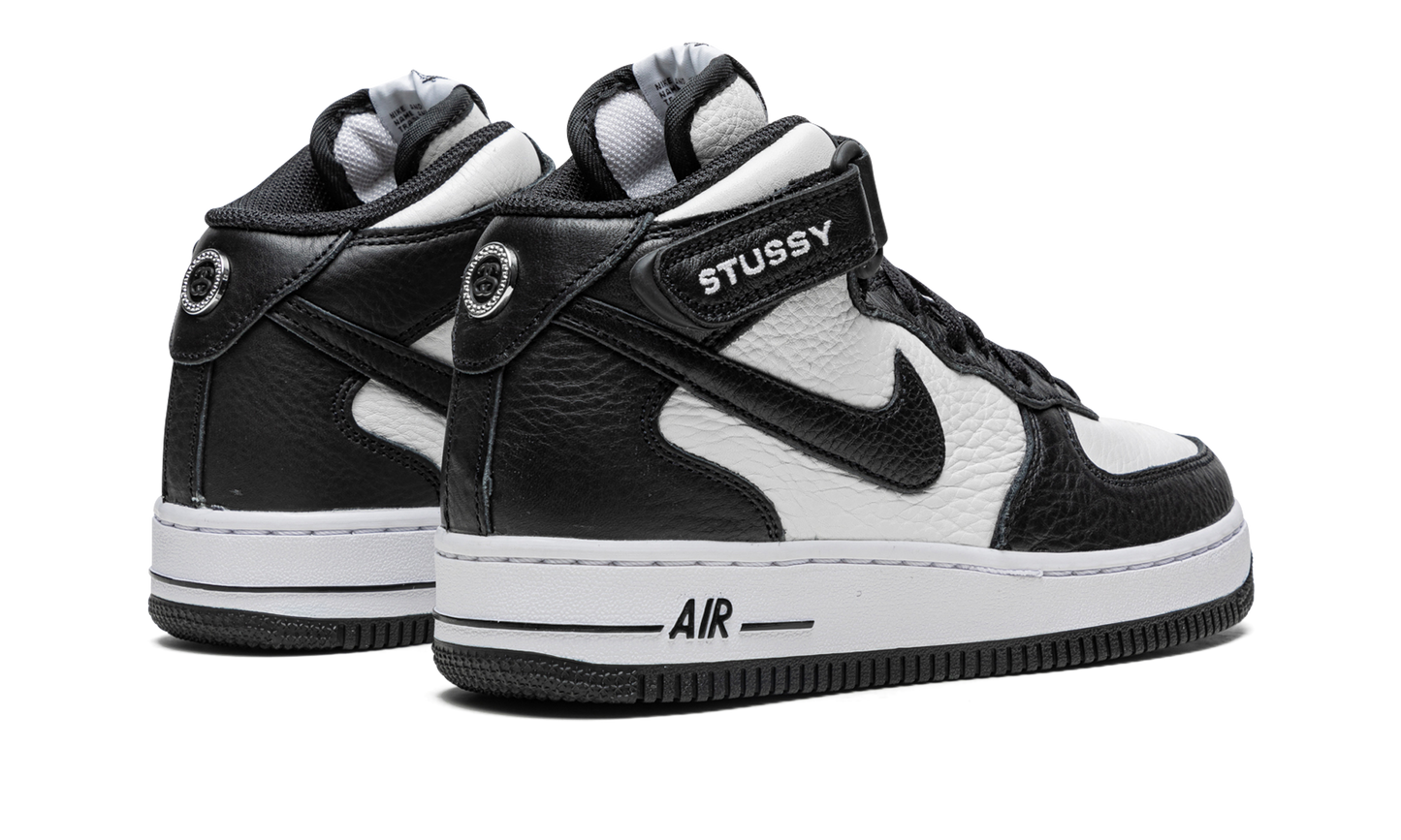 Air Force 1 Mid "Stussy - Light Bone Black" DJ7840 002