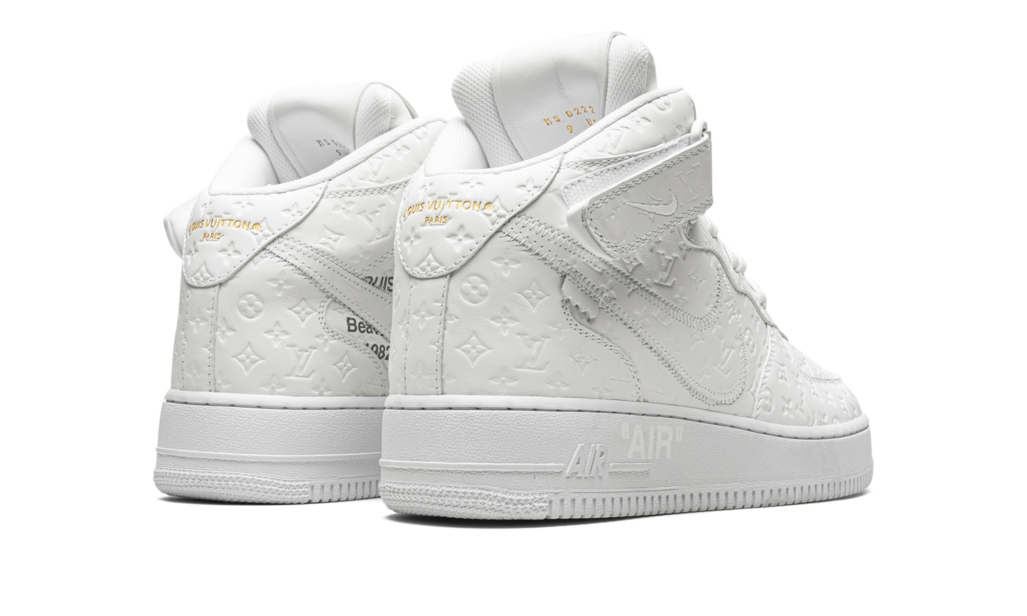 Louis Vuitton Air Force 1 Mid "Virgil Abloh - White/White" 1A9V90